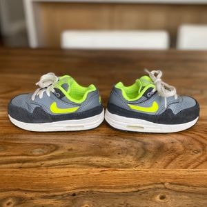 Toddler Nike Air Max - Gray/Neon Size 7c